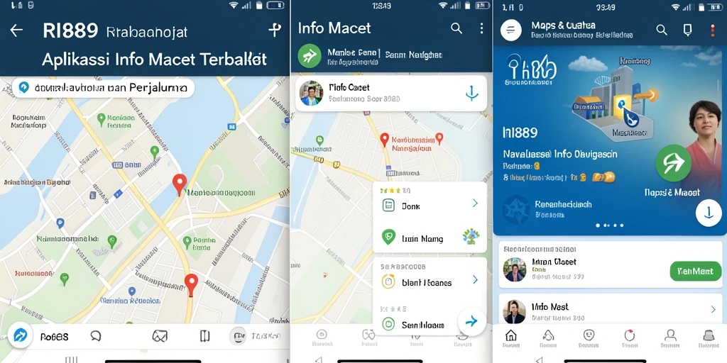 Tampilan antarmuka pengguna RI889 yang intuitif dan informatif.